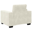 vidaXL Kanapé Szett 3 pcs Krém 221 x 80 x 80 cm Bársony