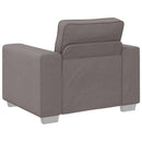 vidaXL Kanapé 3 pcs Tópszínű 219 x 80 x 82 cm Lábbal kevert anyag