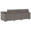 vidaXL Kanapé 3 pcs Tópszínű 219 x 80 x 82 cm Lábbal kevert anyag