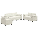 vidaXL 3 részes krém bársony ülőgarnitúra párnákkal