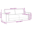 vidaXL 2 részes világosszürke bársony ülőgarnitúra párnákkal