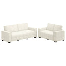 vidaXL 2 részes krém bársony ülőgarnitúra párnákkal