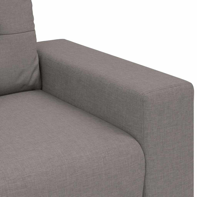 vidaXL Kanapé Szett párnával 2 pcs Tópszínű 221 x 78 x 80 cm Szövet