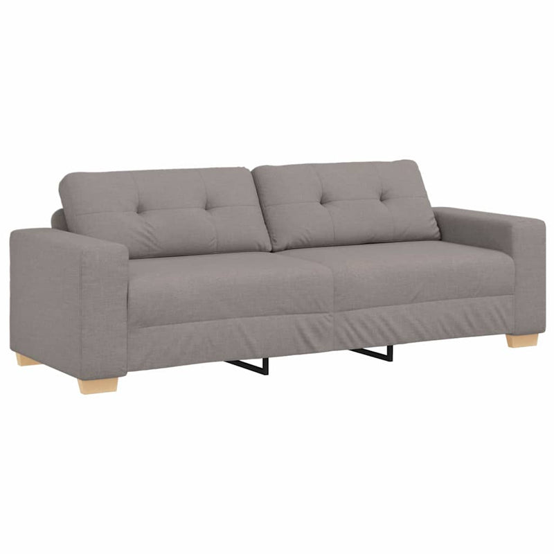 vidaXL Kanapé Szett párnával 2 pcs Tópszínű 221 x 78 x 80 cm Szövet