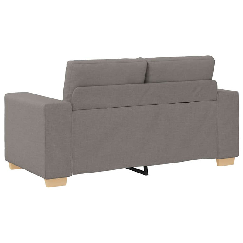 vidaXL Kanapé Szett párnával 2 pcs Tópszínű 221 x 78 x 80 cm Szövet