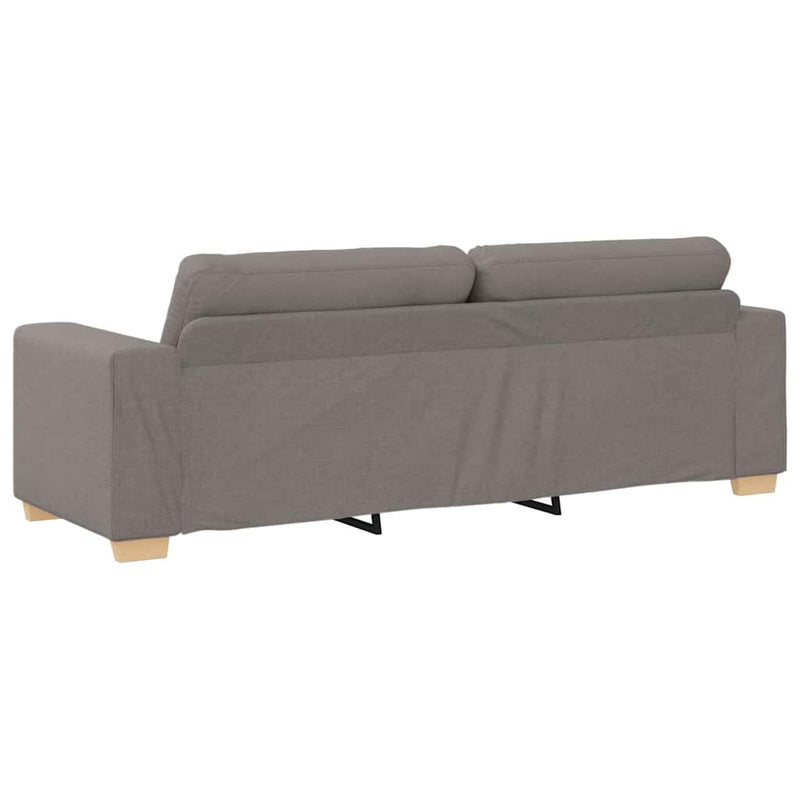 vidaXL Kanapé Szett párnával 2 pcs Tópszínű 221 x 78 x 80 cm Szövet