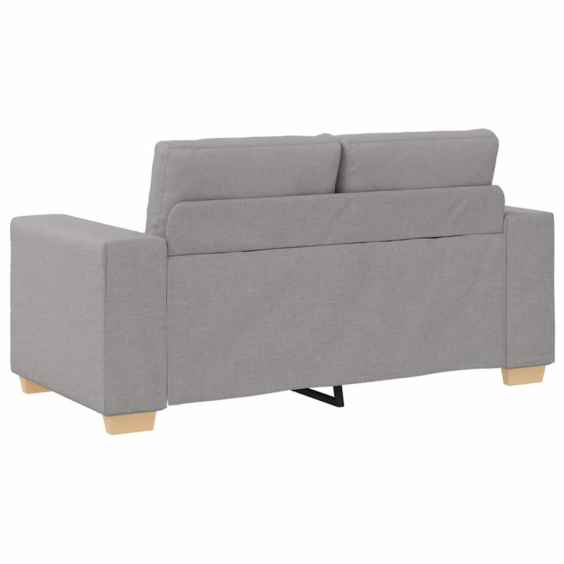 vidaXL Kanapé Szett párnával 2 pcs Szürke 221 x 78 x 80 cm Szövet