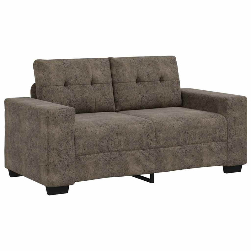 vidaXL Kanapé 2 pcs Sötétszürke 221 x 78 x 80 cm Műbőr