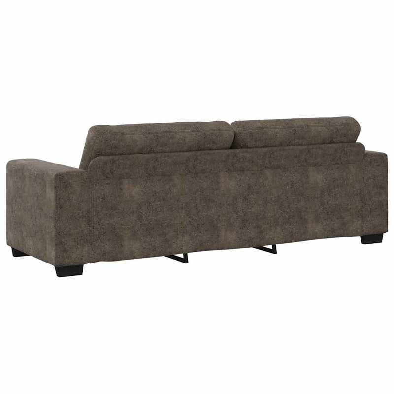 vidaXL Kanapé 2 pcs Sötétszürke 221 x 78 x 80 cm Műbőr