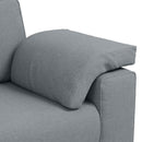 vidaXL Kanapé 2 pcs Világosszürke 219 x 80 x 82 cm szövet