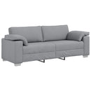 vidaXL Kanapé 2 pcs Világosszürke 219 x 80 x 82 cm szövet