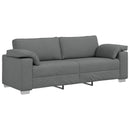 vidaXL Kanapé 2 pcs Sötétszürke 219 x 80 x 82 cm szövet