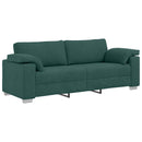 vidaXL Kanapé 2 pcs Sötétzöld 219 x 80 x 82 cm szövet