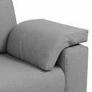 vidaXL Kanapé 2 pcs Felhőszürke 219 x 80 x 82 cm szövet