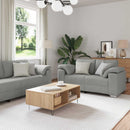 vidaXL Kanapé 2 pcs Felhőszürke 219 x 80 x 82 cm szövet