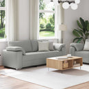 vidaXL Kanapé 2 pcs Felhőszürke 219 x 80 x 82 cm szövet
