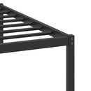 vidaXL füstös tölgy színű szerelt fa ágykeret matrac nélkül 90x190 cm