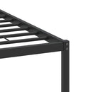 vidaXL füstös tölgy színű szerelt fa ágykeret matrac nélkül 120x190 cm