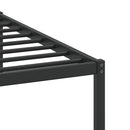 vidaXL füstös tölgy színű szerelt fa ágykeret matrac nélkül 183x203 cm
