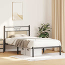 vidaXL ágykeret matrac nélkül Sonoma tölgy 107x203 cm Gépi fa