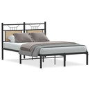 vidaXL sonoma tölgy színű szerelt fa ágykeret matrac nélkül 120x190 cm