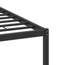 vidaXL sonoma tölgy színű szerelt fa ágykeret matrac nélkül 137x190 cm