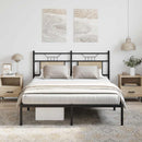vidaXL sonoma tölgy színű szerelt fa ágykeret matrac nélkül 137x190 cm