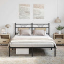 vidaXL sonoma tölgy színű szerelt fa ágykeret matrac nélkül 140x190 cm