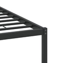 vidaXL sonoma tölgy színű szerelt fa ágykeret matrac nélkül 150x200 cm