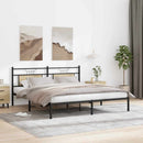 vidaXL sonoma tölgy színű szerelt fa ágykeret matrac nélkül 160x200 cm
