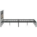 vidaXL sonoma tölgy színű szerelt fa ágykeret matrac nélkül 160x200 cm