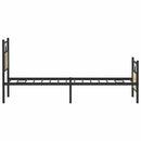 vidaXL sonoma tölgy színű szerelt fa ágykeret matrac nélkül 90x190 cm