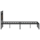 vidaXL barna tölgy színű szerelt fa ágykeret matrac nélkül 120x200 cm