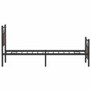 vidaXL barna tölgy színű szerelt fa ágykeret matrac nélkül 80x200 cm