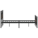 vidaXL barna tölgy színű szerelt fa ágykeret matrac nélkül 137x190 cm