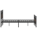 vidaXL barna tölgy színű szerelt fa ágykeret matrac nélkül 150x200 cm