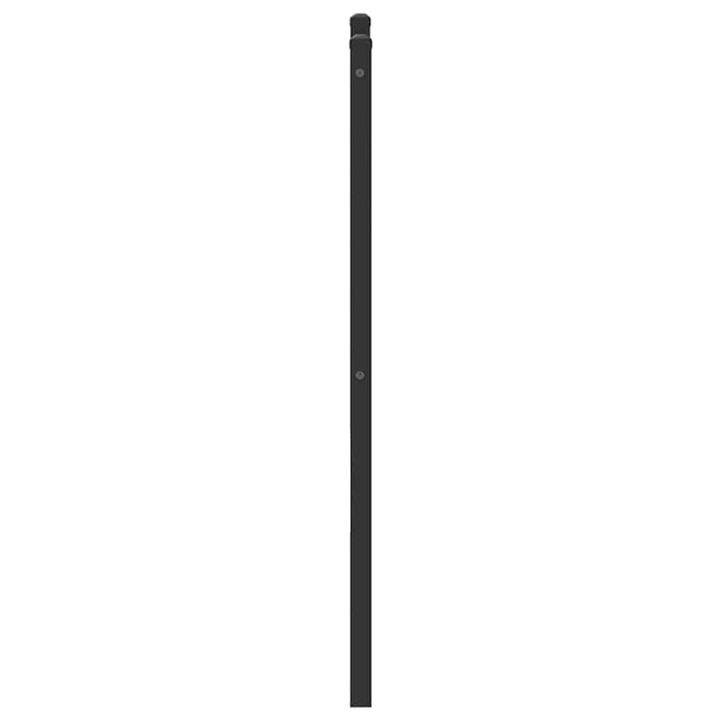vidaXL barna tölgy színű szerelt fa és acél fejtámla 107 cm