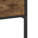 vidaXL füstös tölgy színű szerelt fa ágykeret matrac nélkül 90x190 cm