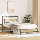 vidaXL ágykeret matrac nélkül Sonoma tölgy 107x203 cm Gépi fa