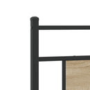 vidaXL ágykeret matrac nélkül Sonoma tölgy 107x203 cm Gépi fa