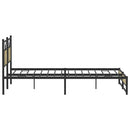 vidaXL sonoma tölgy színű szerelt fa ágykeret matrac nélkül 160x200 cm