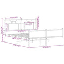vidaXL barna tölgy színű szerelt fa ágykeret matrac nélkül 150x200 cm