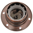vidaXL 2 db vörös bronz lámpatartók E27