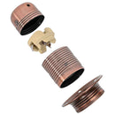 vidaXL 2 db vörös bronz lámpatartók E27
