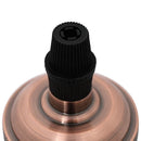 vidaXL 2 db vörös bronz lámpatartók E27