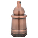 vidaXL 2 db vörös bronz lámpatartók E27