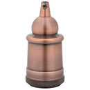 vidaXL 2 db vörös bronz lámpatartók E27