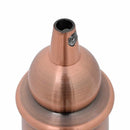 vidaXL 2 db vörös bronz lámpatartók E27
