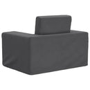 vidaXL antracitszürke puha plüss gyerek kanapéágy