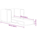 vidaXL világosszürke puha plüss gyerek kanapéágy